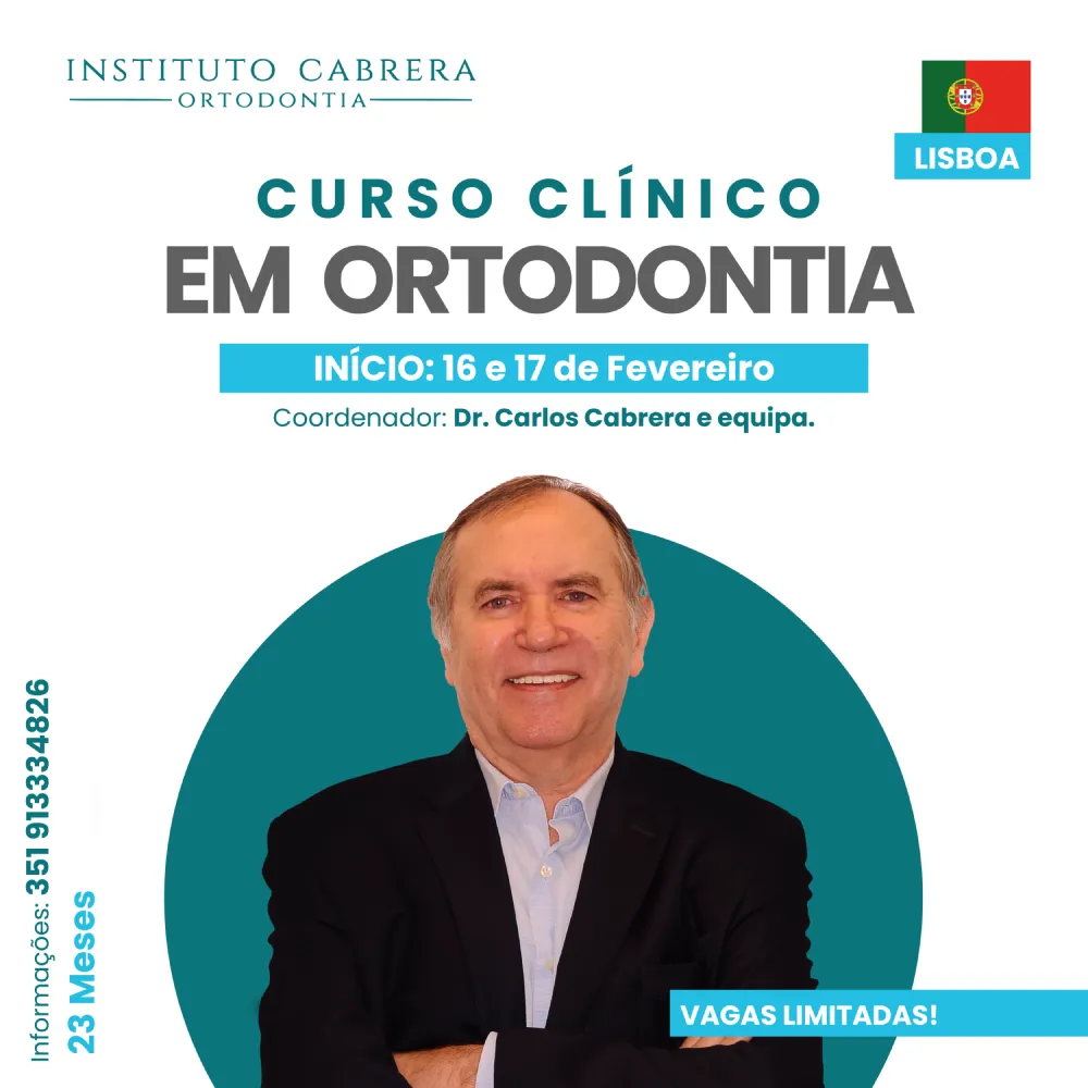 Curso de ortodontia certificação clinica em Portugal