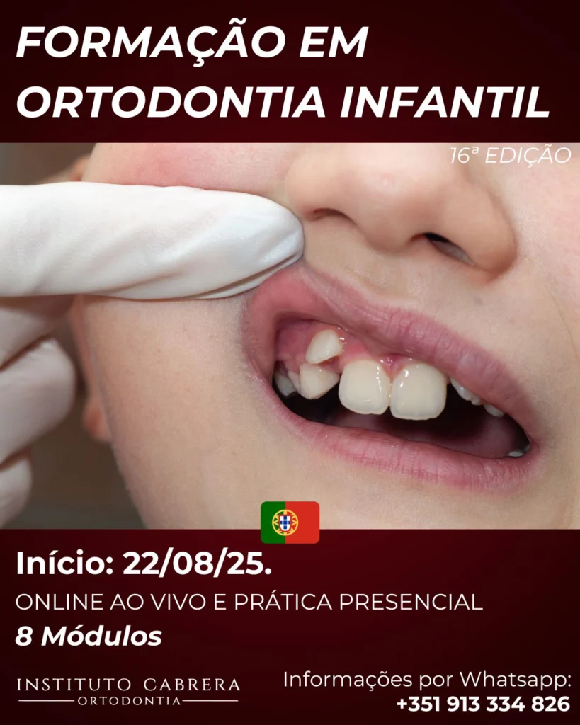 Curso de Ortodontia em crianças Portugal 2