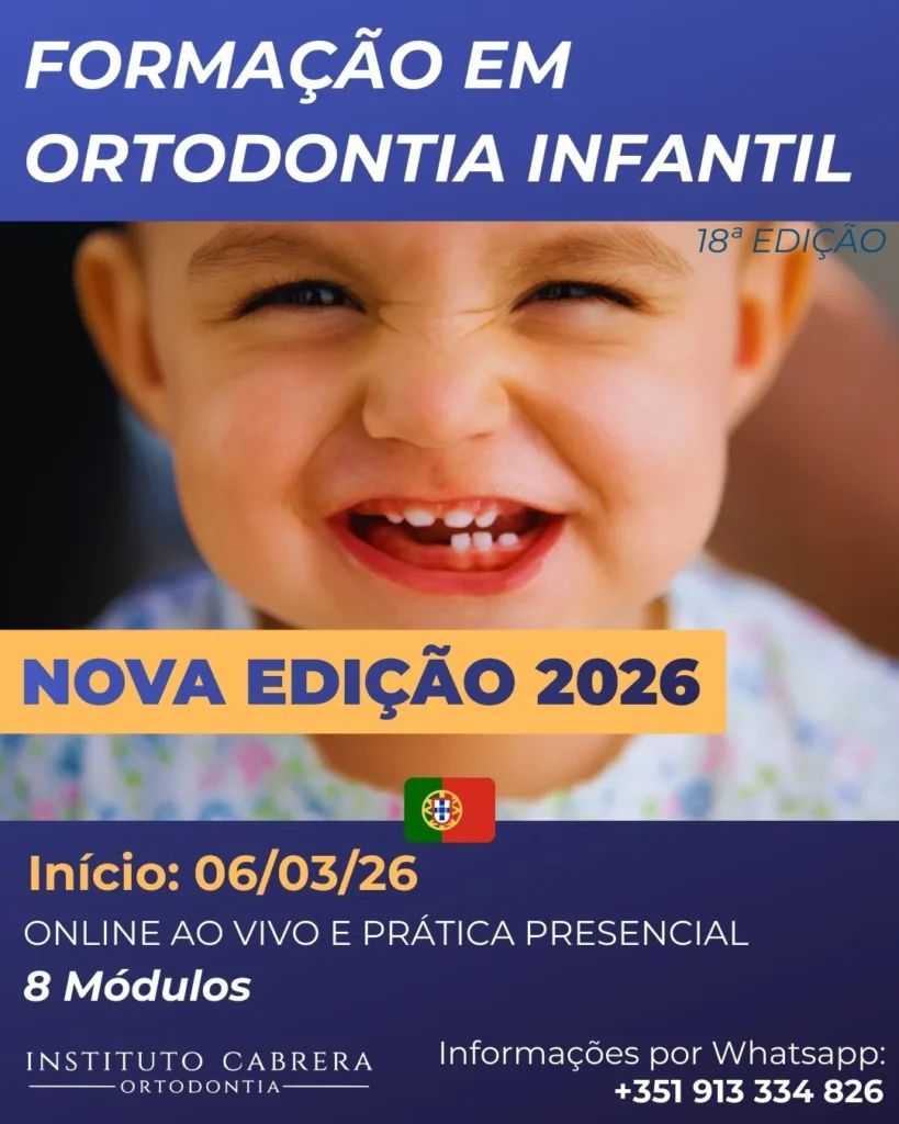 Curso de Ortodontia em crianças em Portugal e Online